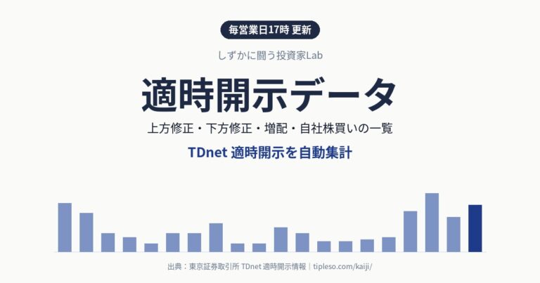 適時開示データ